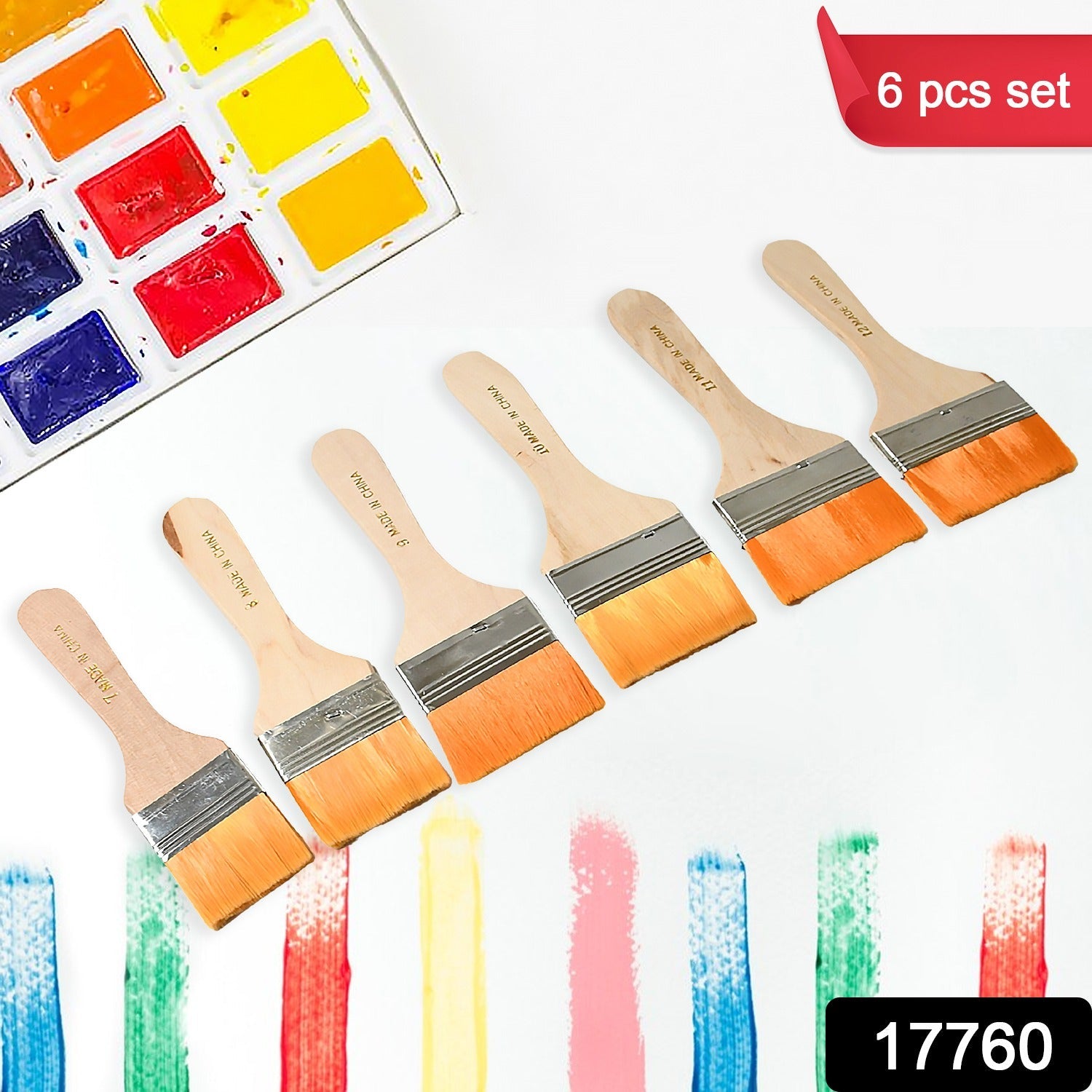 17760 Painting Brush Nylon Pine Brush Tool Board Brush Dusting Cleaning Wall Paint Brush (6 Pc Set) 17760 Painting Brush Nylon Pine Brush Tool Board Brush Dusting Cleaning Wall Paint Brush (6 Pc Set)